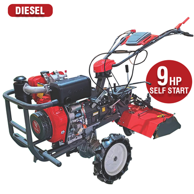 Diesel Back Rotary Weeder - 9HP - 6 GEAR SHIFT