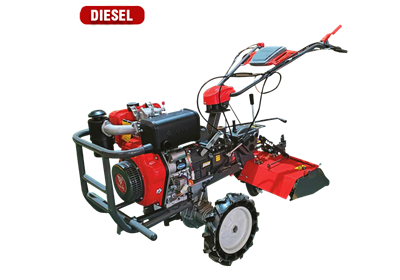 Diesel Back Rotary Weeder - 186F - 6 GEAR SHIFT